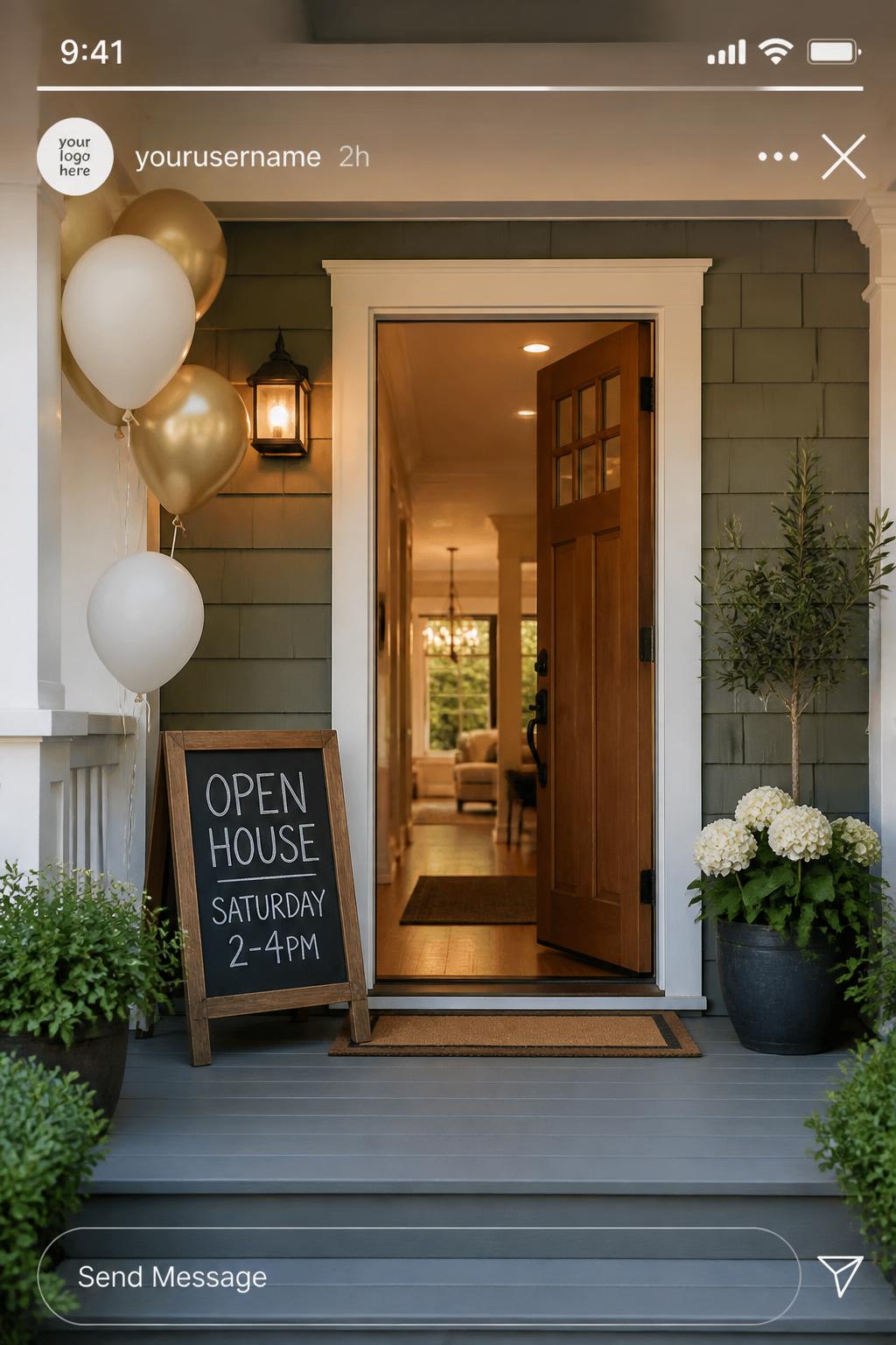 Open House reminder preview