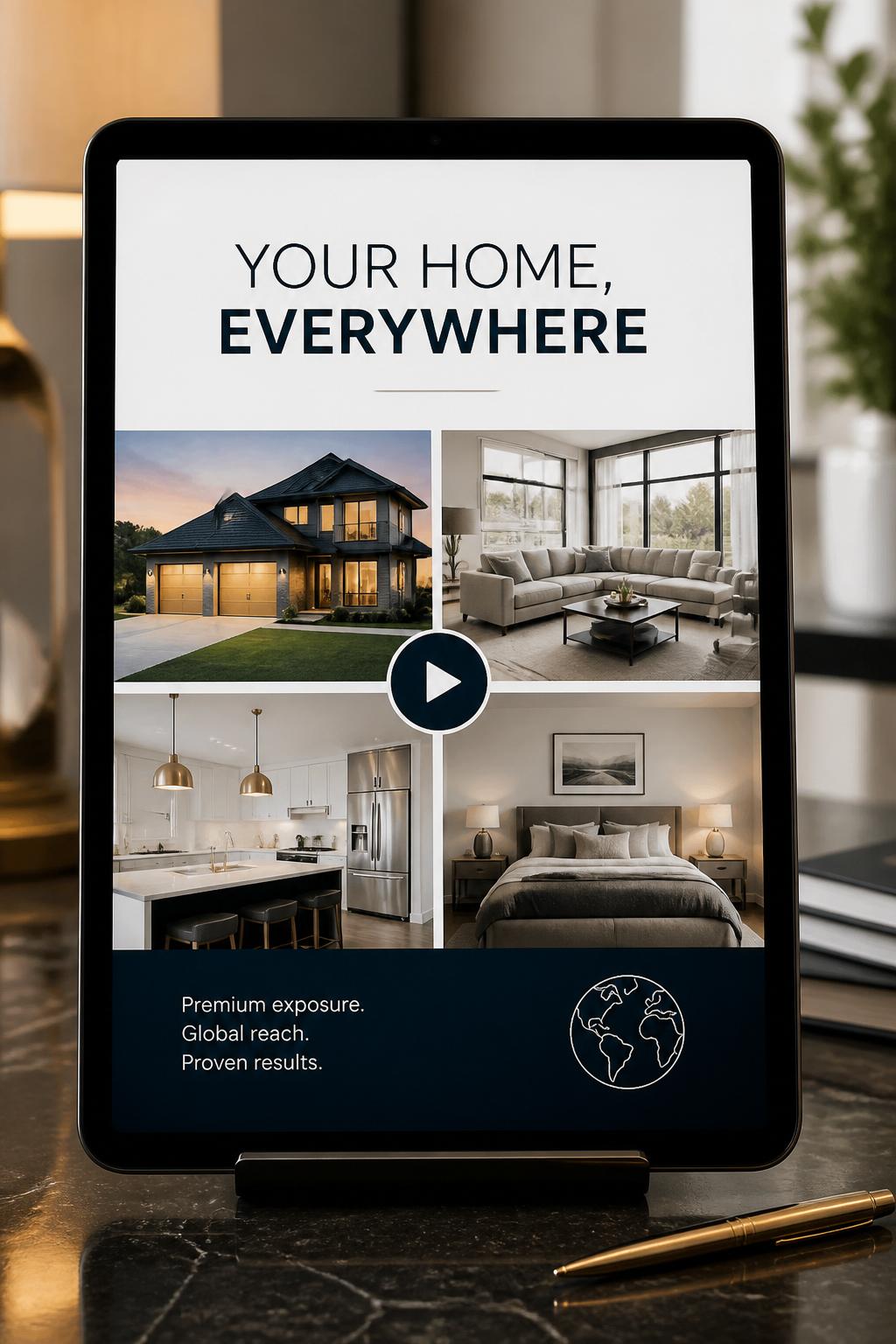 Listing presentation asset preview