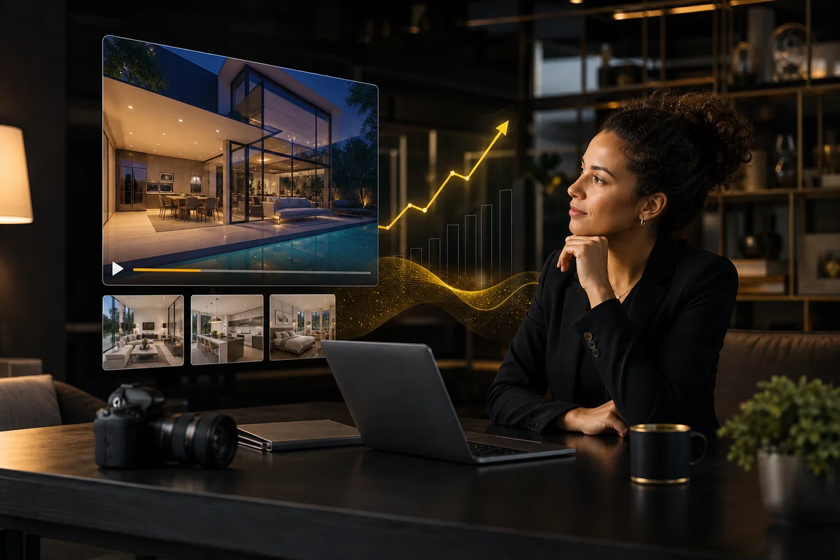 Videos with listings generate 403% more inquiries (National Association of Realtors)