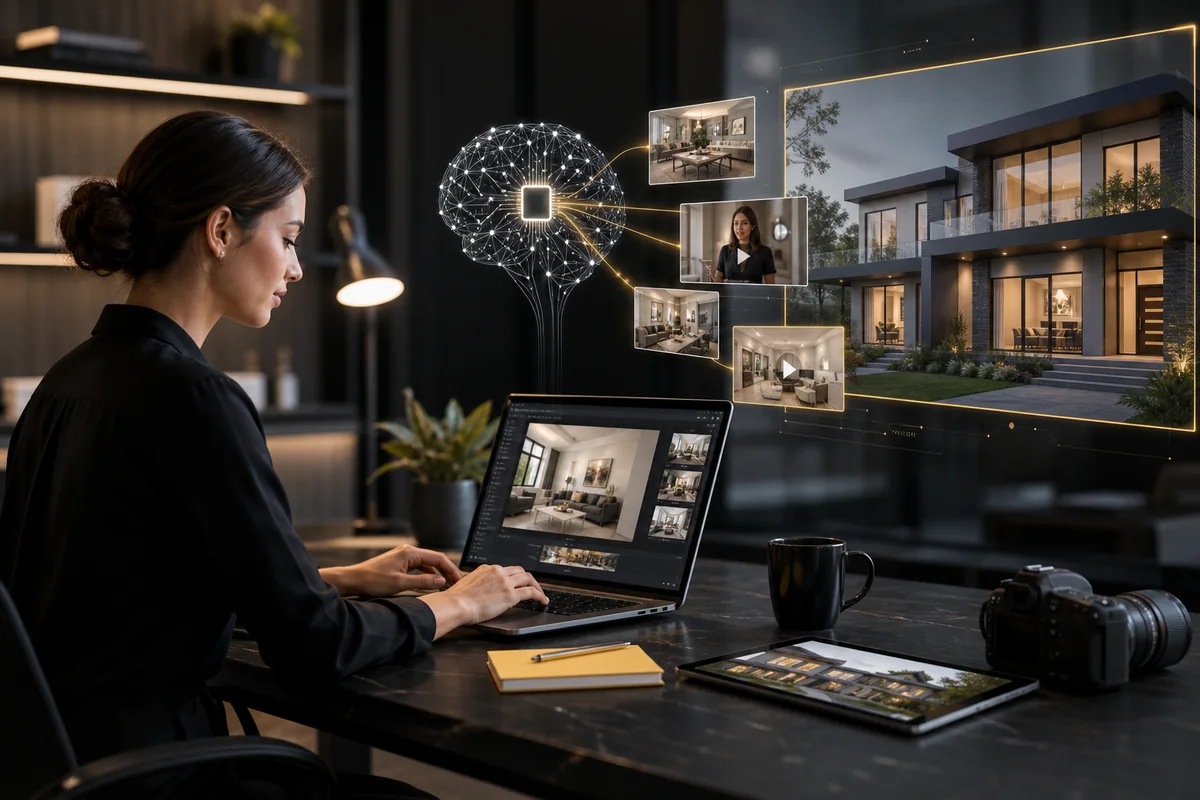 44% of real estate agents use AI for video creation (ReSimpli)