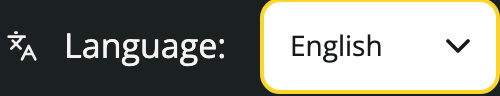 Choose the language for captions and narration