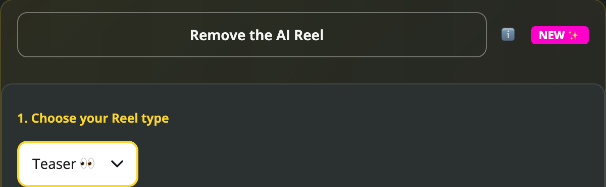Add a separate social reel alongside your tour