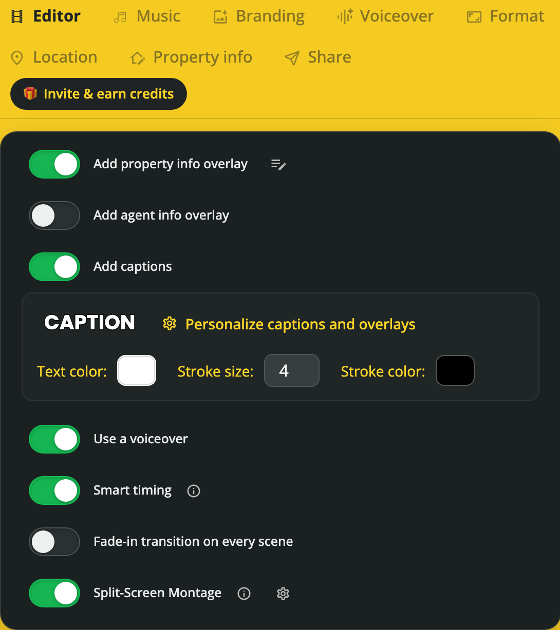 Find your video settings
