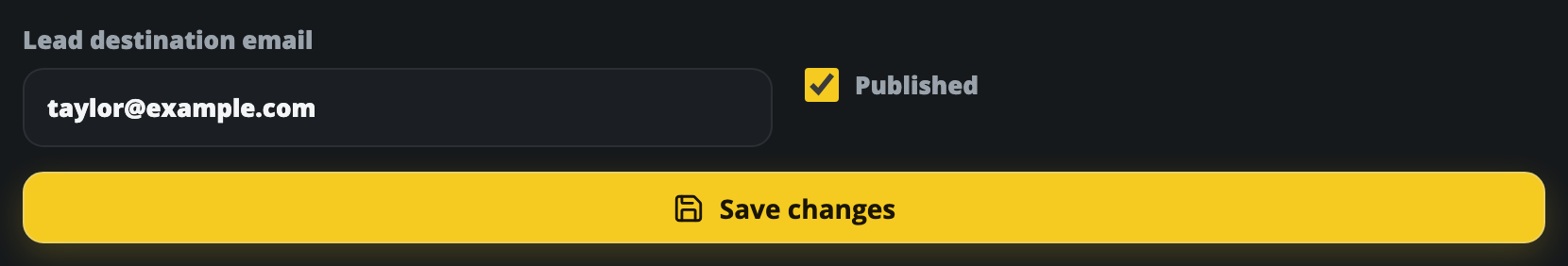 Check the enquiry inbox and save the page