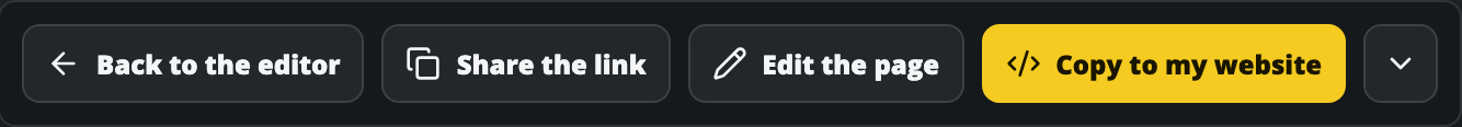 Open the property page editor