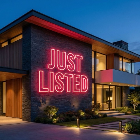 Neon 3D text style